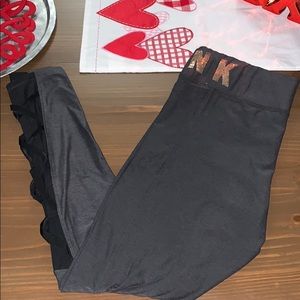 NWOT Victoria’s Secret pink yoga leggings